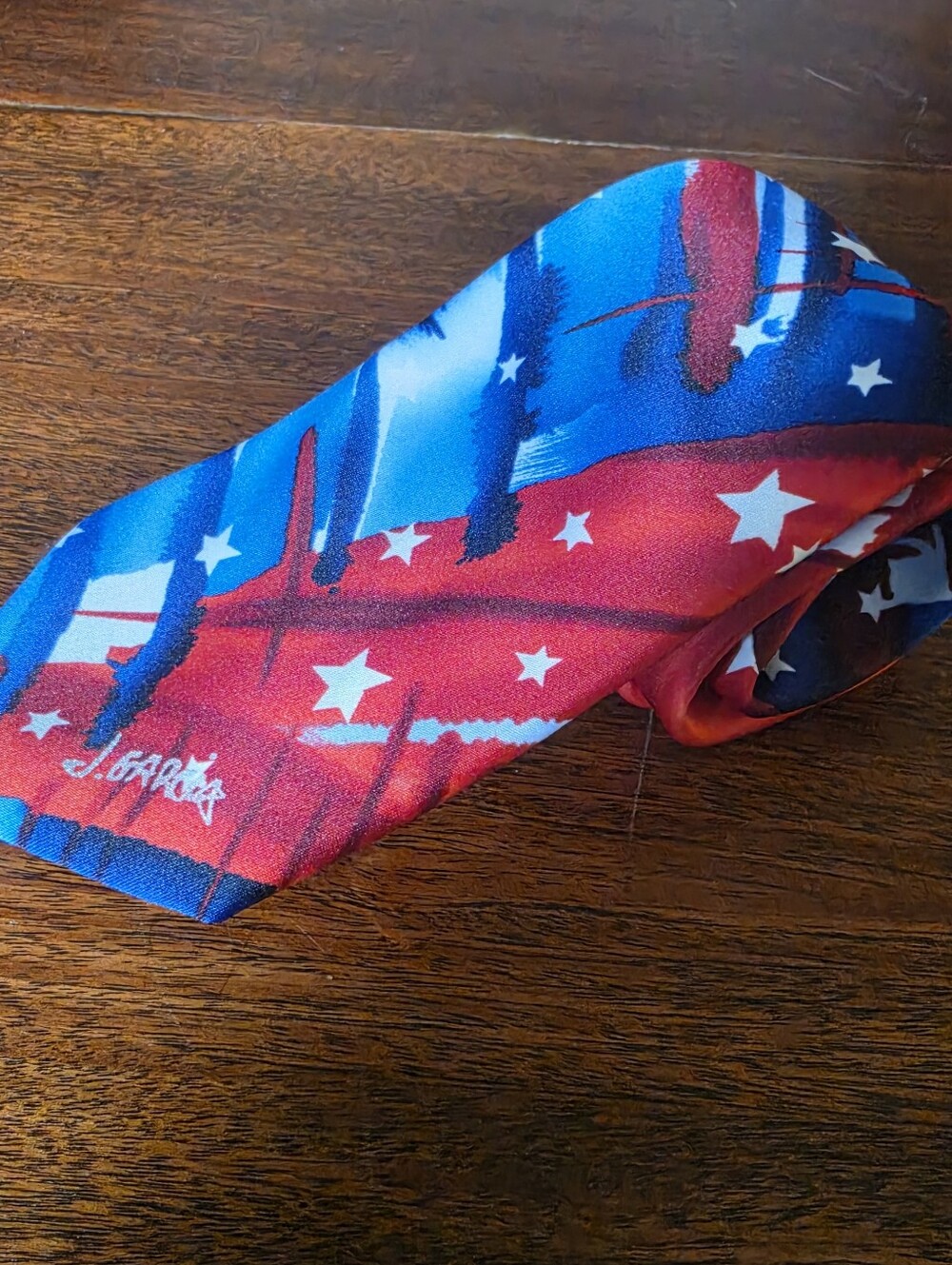 J. Garcia Neck Tie New York at Night Collector's Edition Polyester America 250